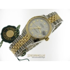Rolex Datejust 31 ref. 278273 Jubilee acciaio oro giallo 18kt bianco romani nuovo